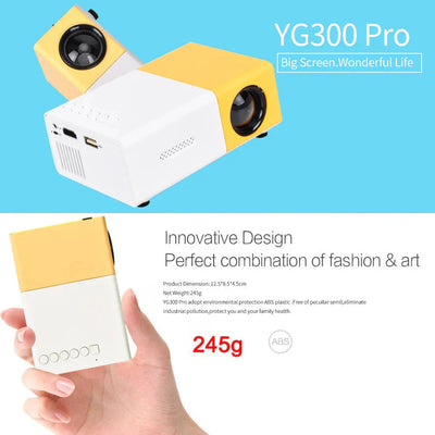 (DEMO) Mini Projector – 1080P Full HD Support, Portable LED Projector
